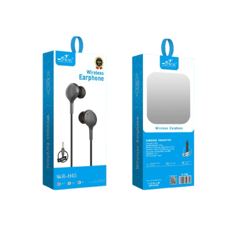 R.TEL R-H45 Earphone With Microphone High Quality Sound System