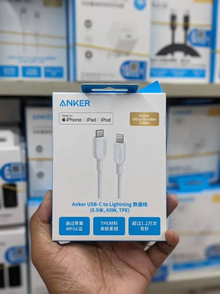 2-Pack New Nylon USB C to USB C Cable (3.3 ft 60W)