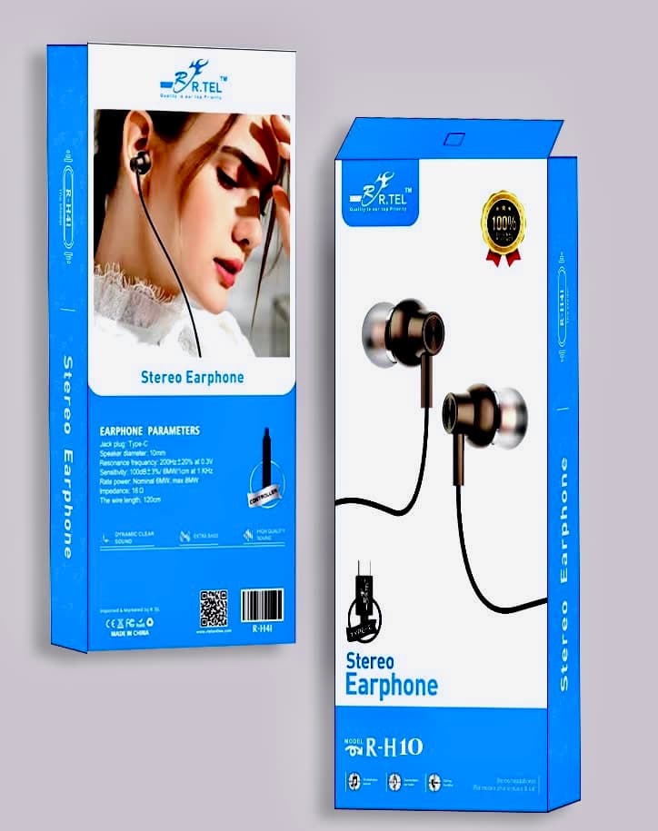 R.TEL R-H10 Earphone Type-C Extra Dynamic Sound System