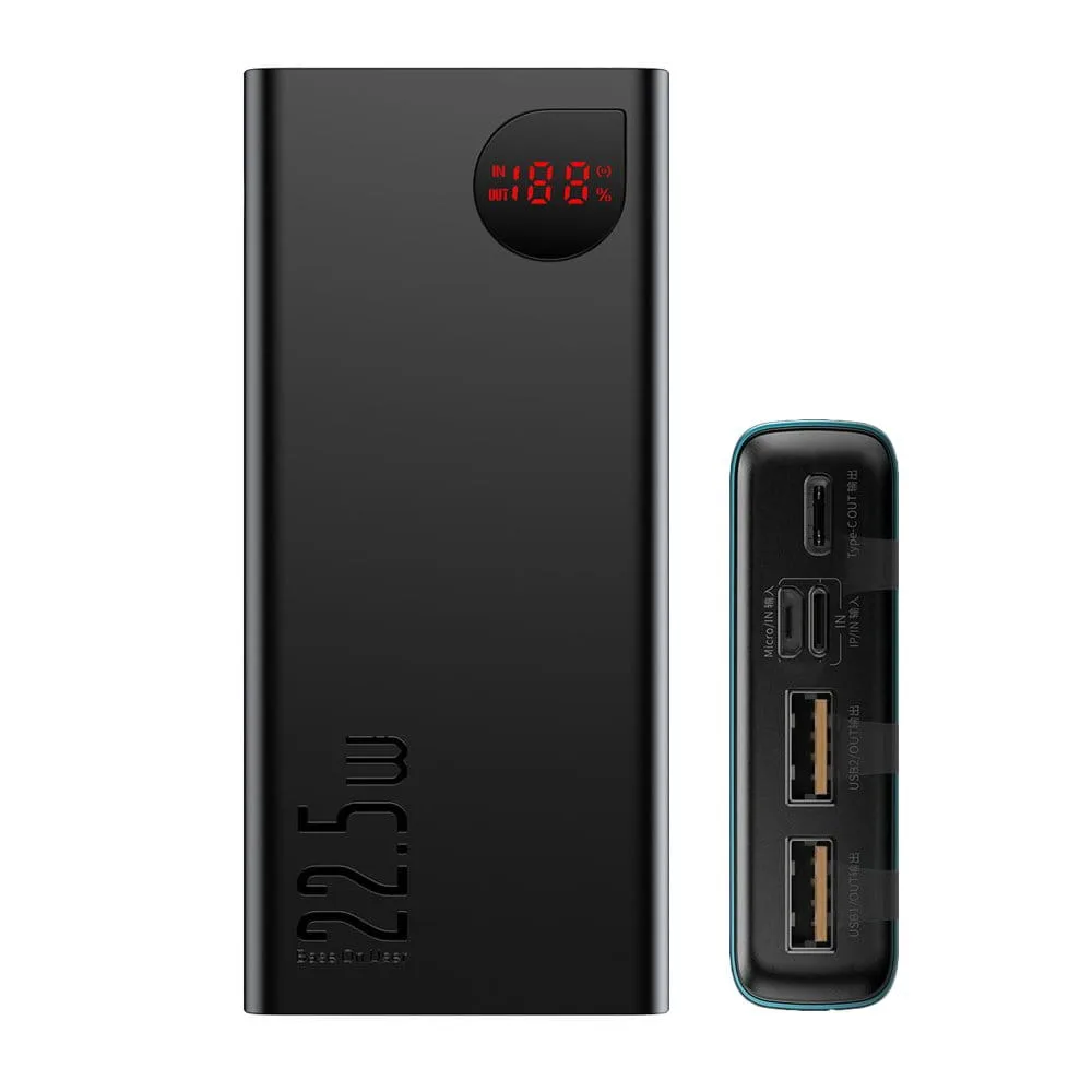 Baseus Adaman Power Bank 20000mAh 22.5w PD Metal Body – Upgraded Version