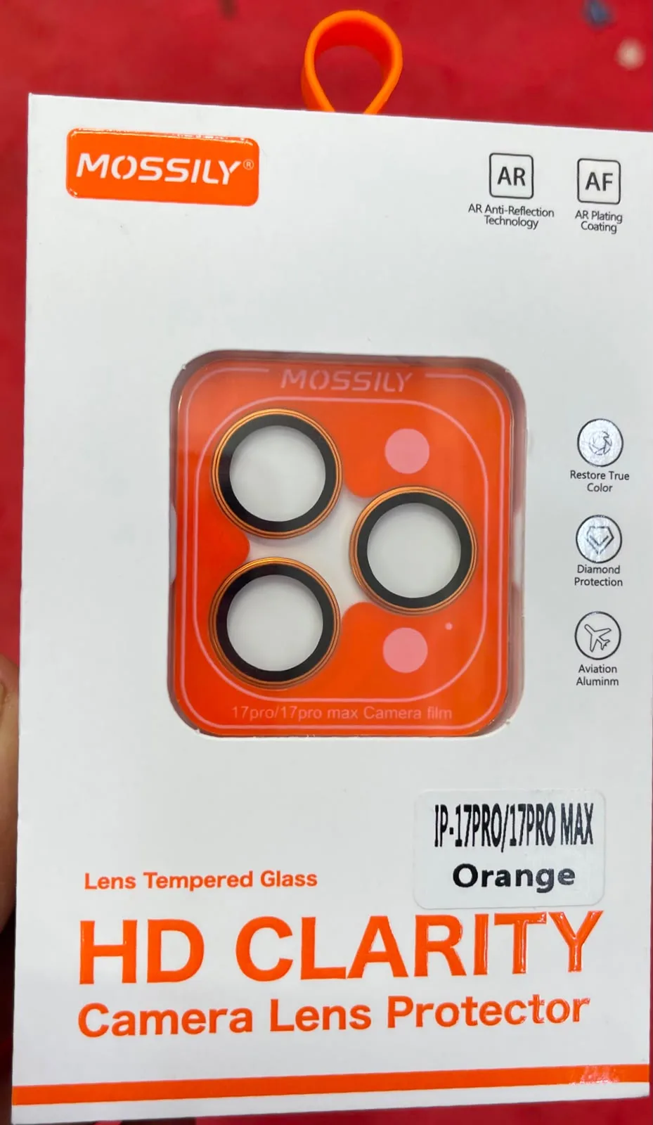 Mossily HD Camera Lens Protector For iPhone 17 Pro/iPhone 17 Pro Max