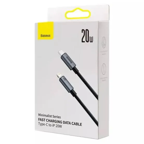 Baseus Minimalist Series 20W Type-C to Lightning Fast Charging Data Cable